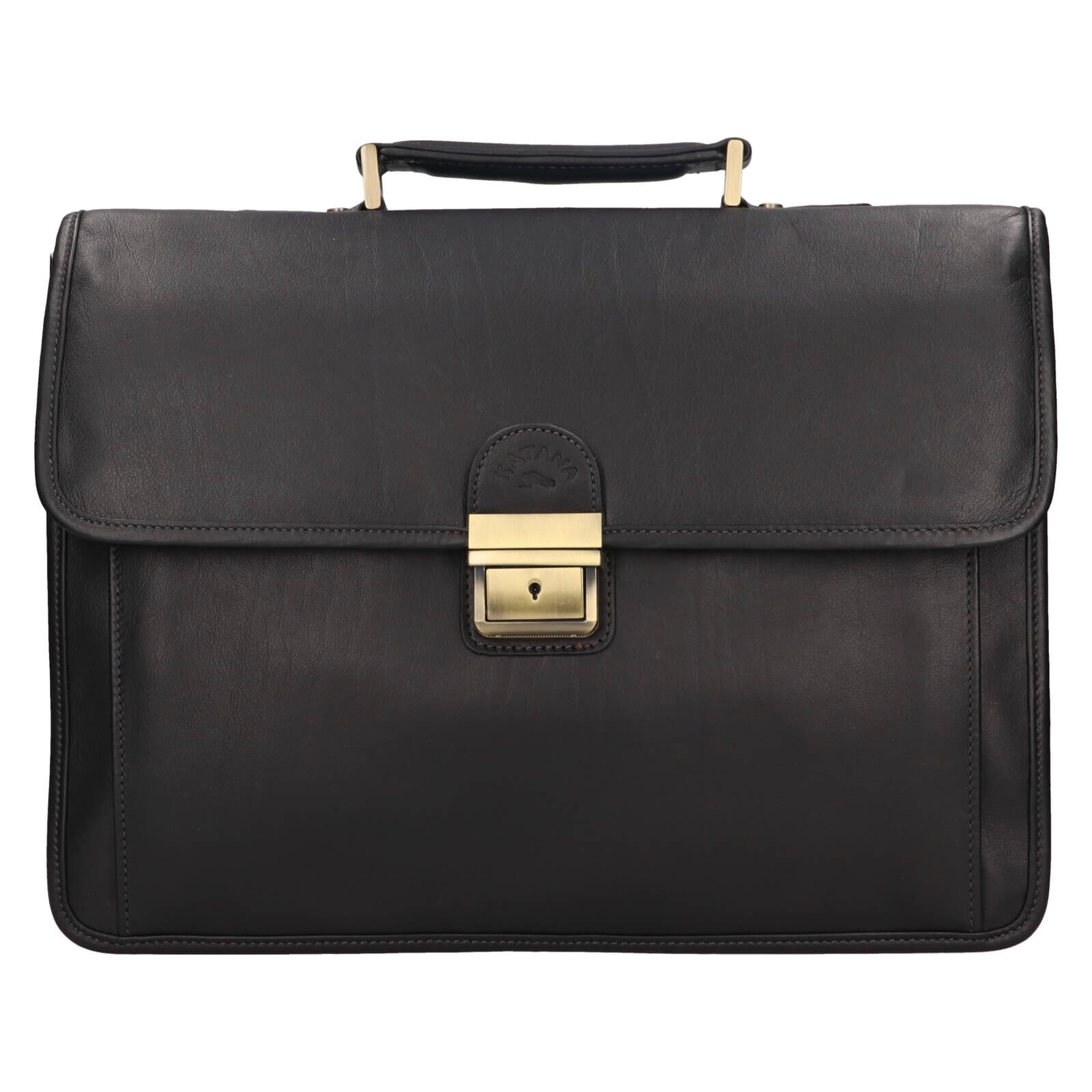 Kožená pánská aktovka Katana Celestin - černá