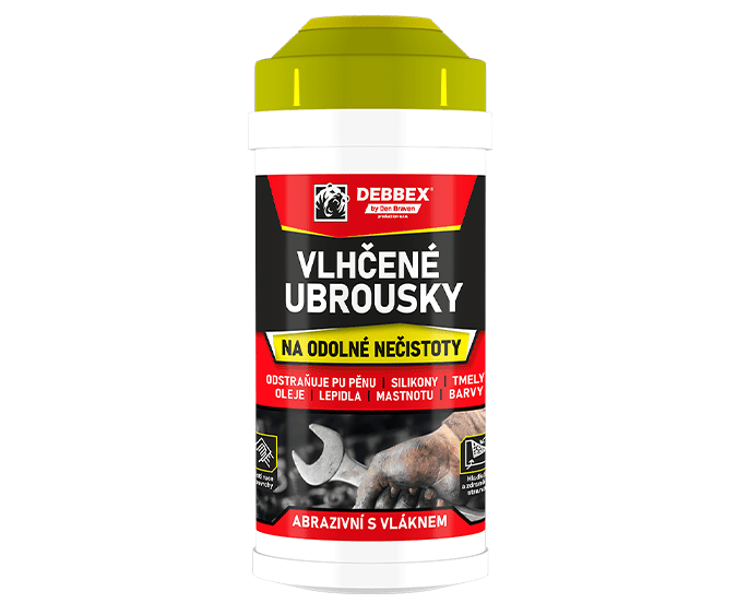 Ubrousky čisticí na odolné nečistoty 75ks Debbex