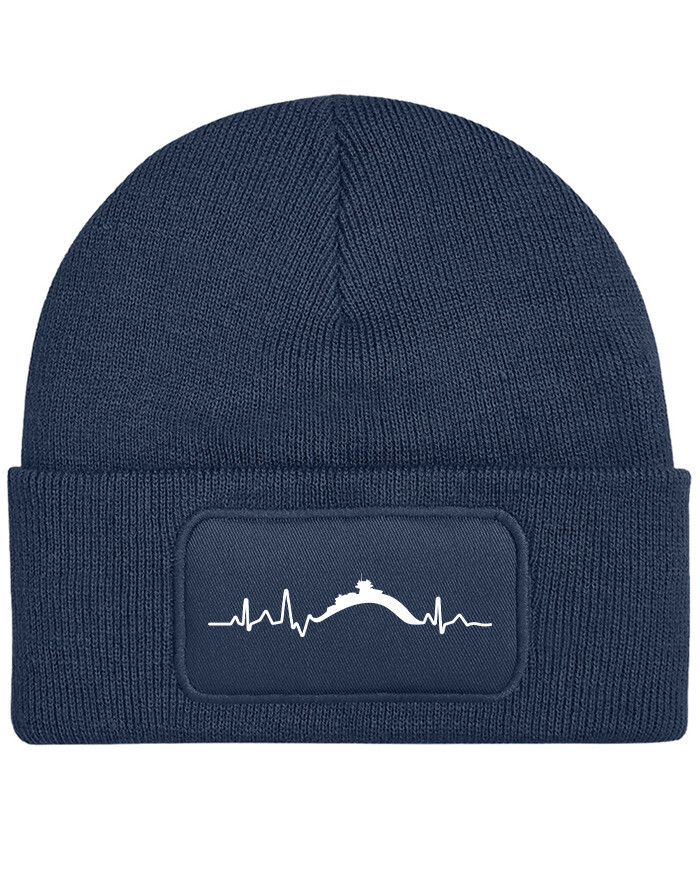 Unisex čepice s obdélníkovou nášivkou EKG Sněžka