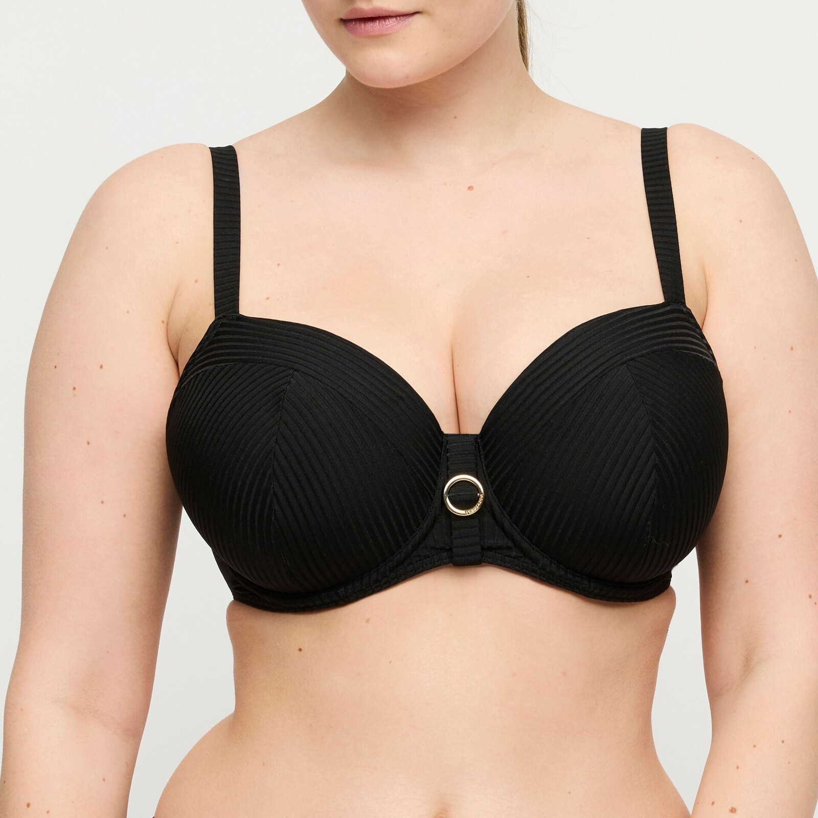 Plavková podprsenka vyztužená PRIMADONNA (4013616-02), Barva černá, Velikost 85D