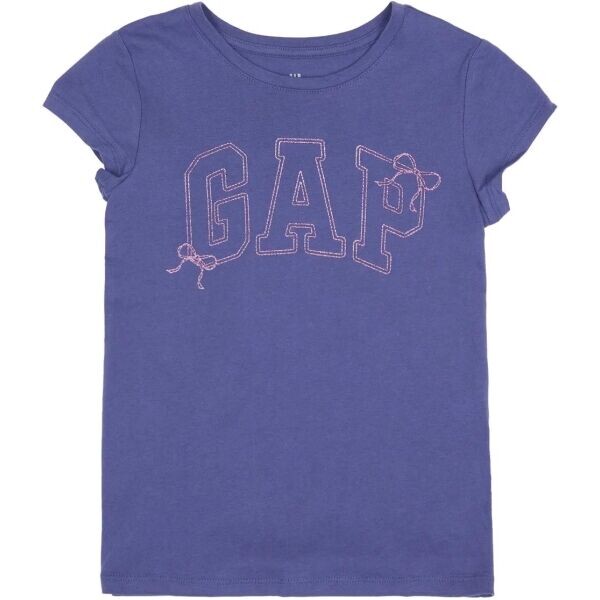 GAP V-FRCH SS LOGO TEE Dětské tričko, modrá, velikost