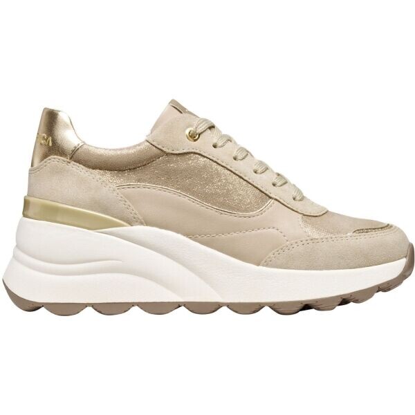 Geox D SPHERICA EC13 Dámská volnočasová obuv, zlatá, velikost