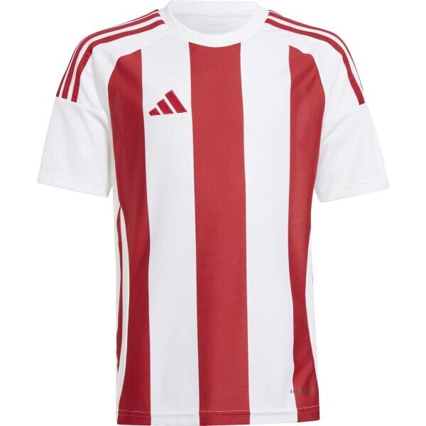 adidas STRIPED 24 JERSEY Y Dětské sportovní triko, bílá, velikost