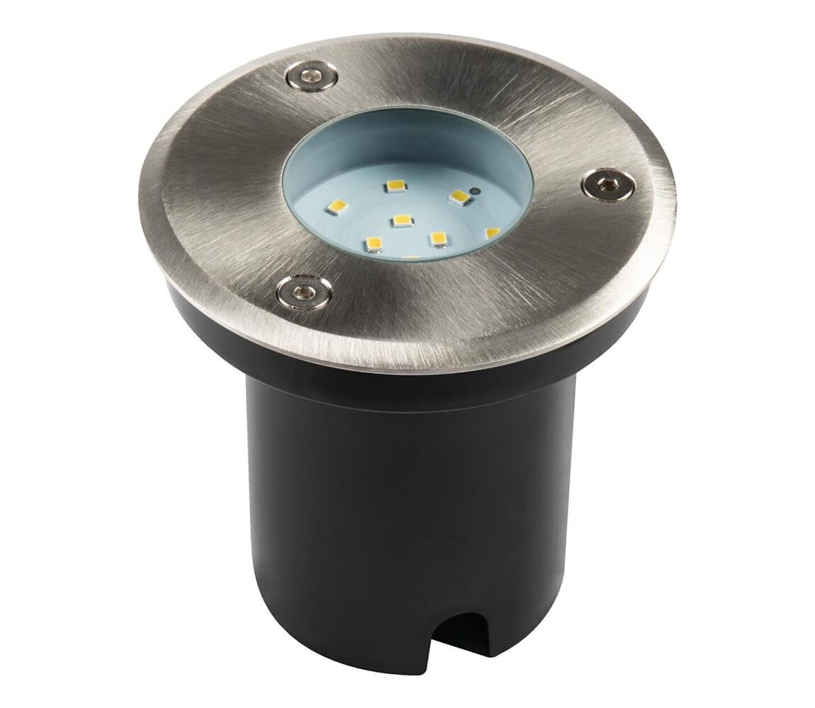 18193 - LED Venk. nájezdové svít. GORDO LED/1W/230V pr. 9,5 cm IP67 nerez 18193