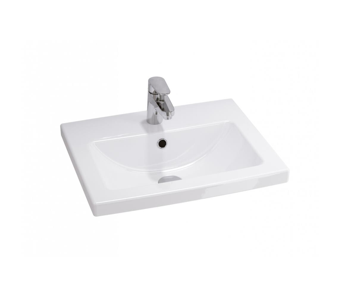 Cersanit K32-002-BOX - Zápustné umyvadlo COMO 40x50 cm keramika/lesklá bílá K32-002-BOX
