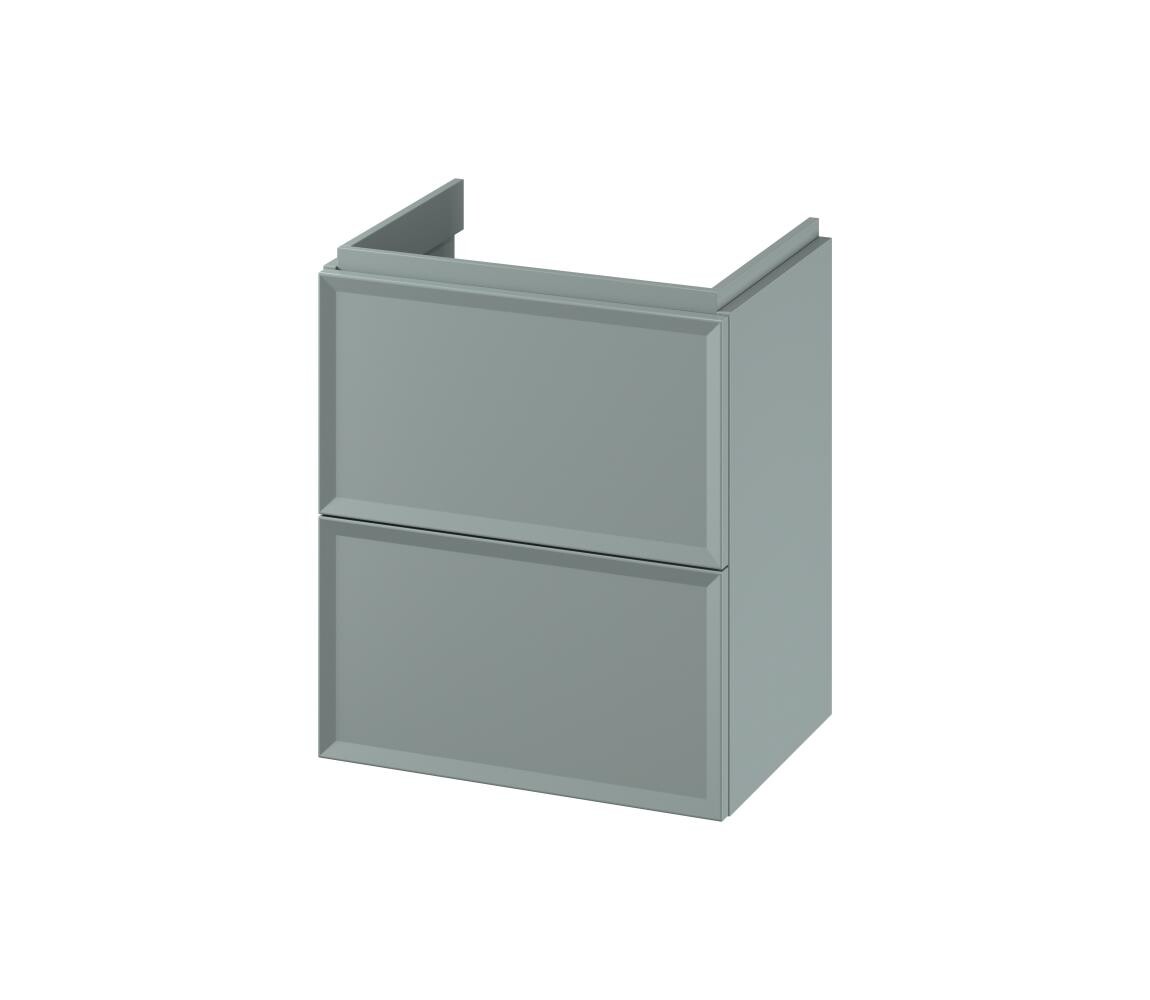 Cersanit S1021-007-Závěs. koup. skříňka pod umyvadlo MILLE SLIM 50x35 cm mintová S1021-007