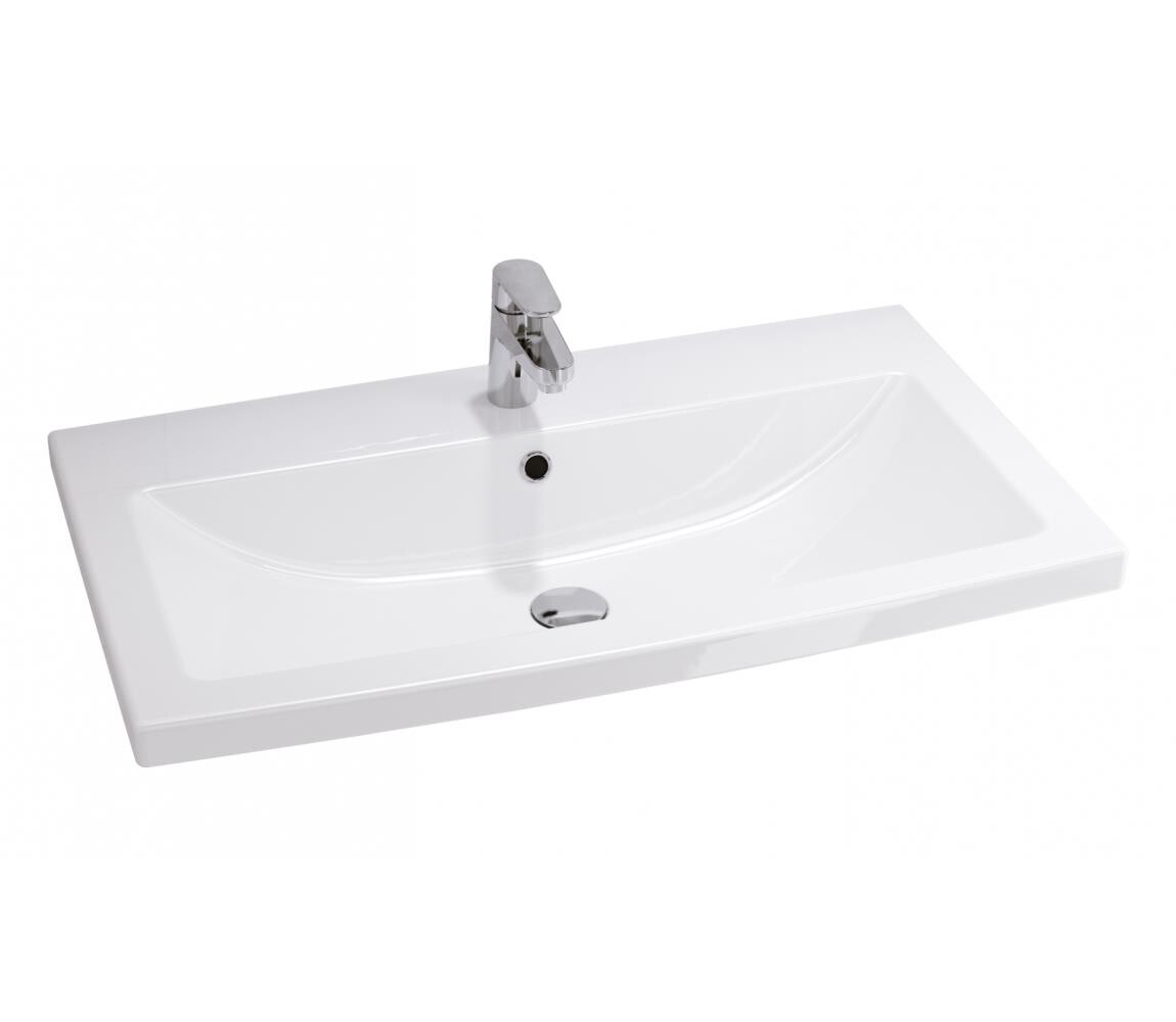 Cersanit K32-004-BOX - Zápustné umyvadlo COMO 45x80 cm keramika/lesklá bílá K32-004-BOX