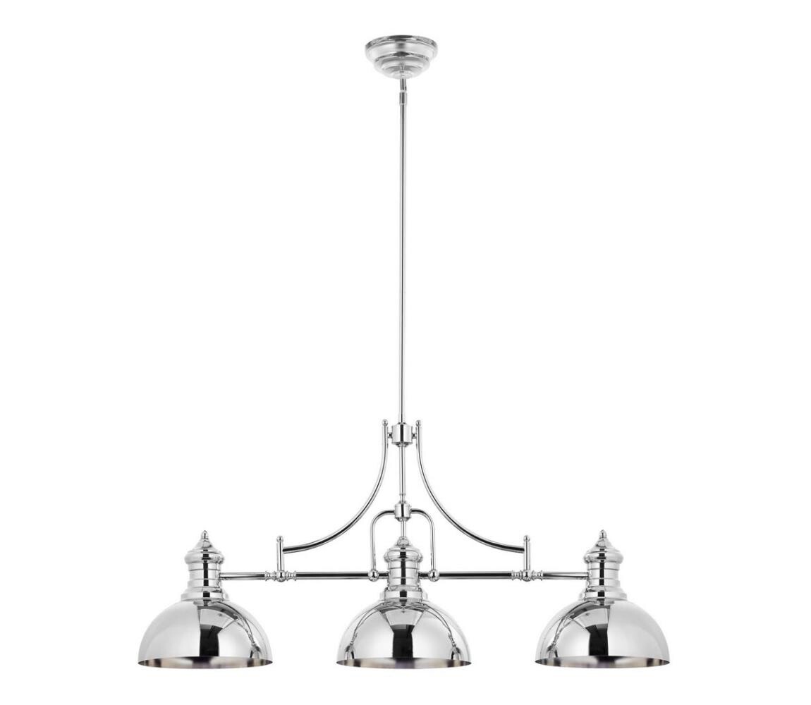 Jupiter 1789 - PT3 - Lustr na tyči PLATINO 3xE27/60W/230V stříbrná 1789