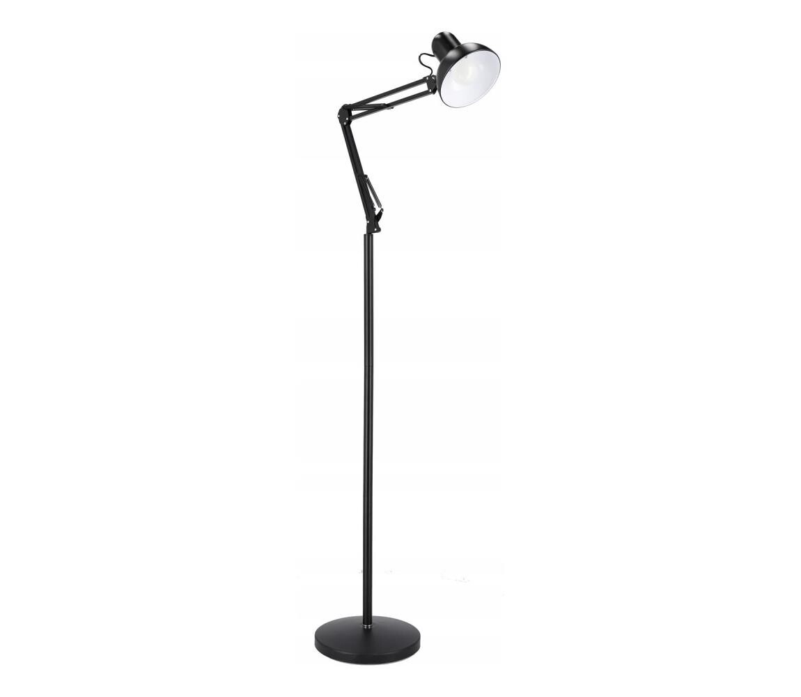 SmartLED Stojací lampa 1xE27/40W/230V černá 1243