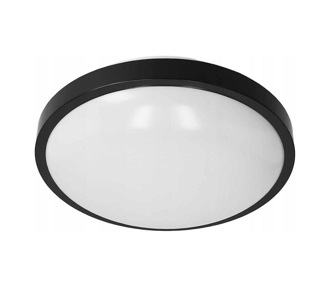 SmartLED Stropní svítidlo 2xE27/40W/230V pr. 29,5 cm černá 4551