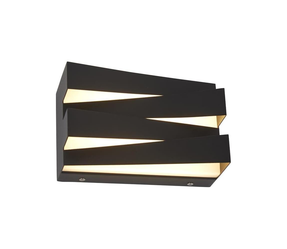 Searchlight 86410BK - LED Nástěnné svítidlo SECTION LED/18W/230V černá 86410BK