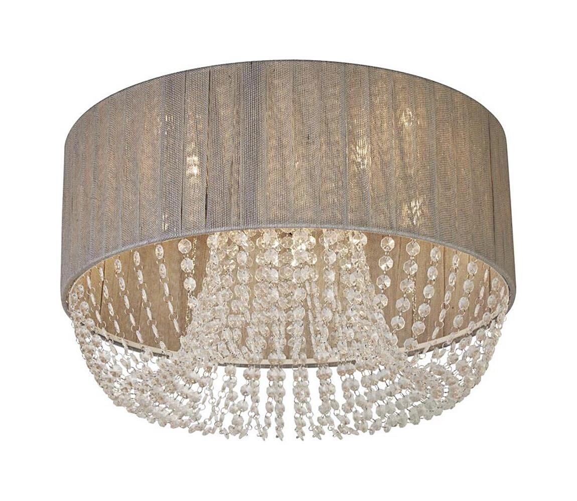 Searchlight 62615-5CC - Stropní svítidlo BELLANO 5xG9/7W/230V pr. 50 cm šedá 62615-5CC