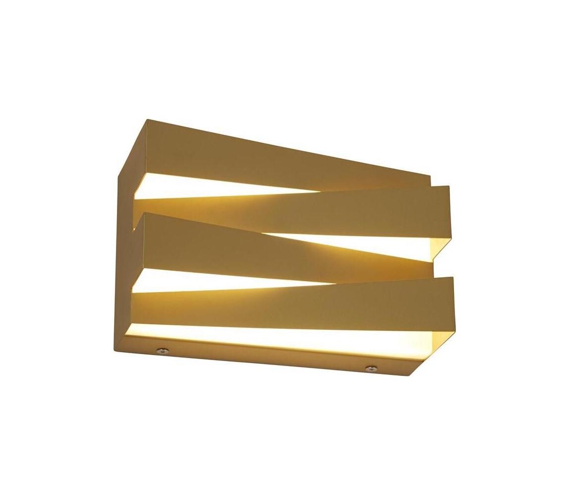 Searchlight 86410GO - LED Nástěnné svítidlo SECTION LED/18W/230V zlatá 86410GO