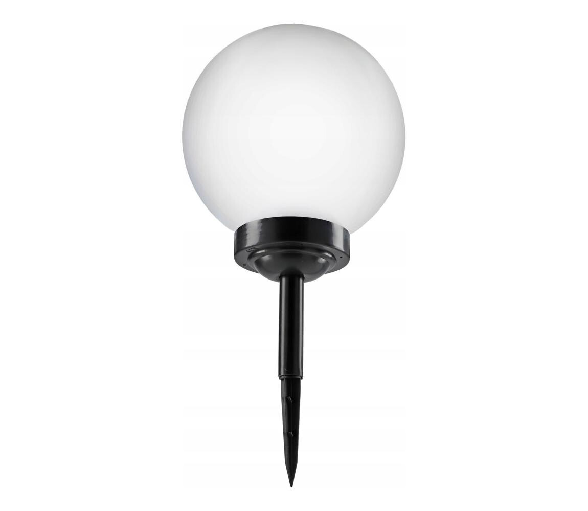 SmartLED LED Solární lampa LED/1,2V 6500K 200 mAh pr. 25 cm IP44 bílá/černá 7235