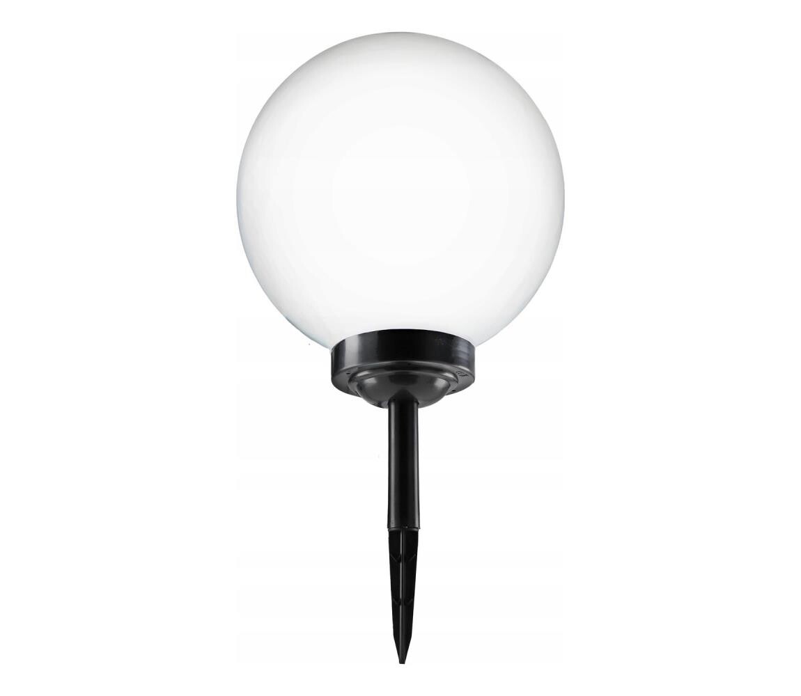 SmartLED LED Solární lampa LED/1,2V 6500K 200 mAh pr. 30 cm IP44 bílá/černá 7236