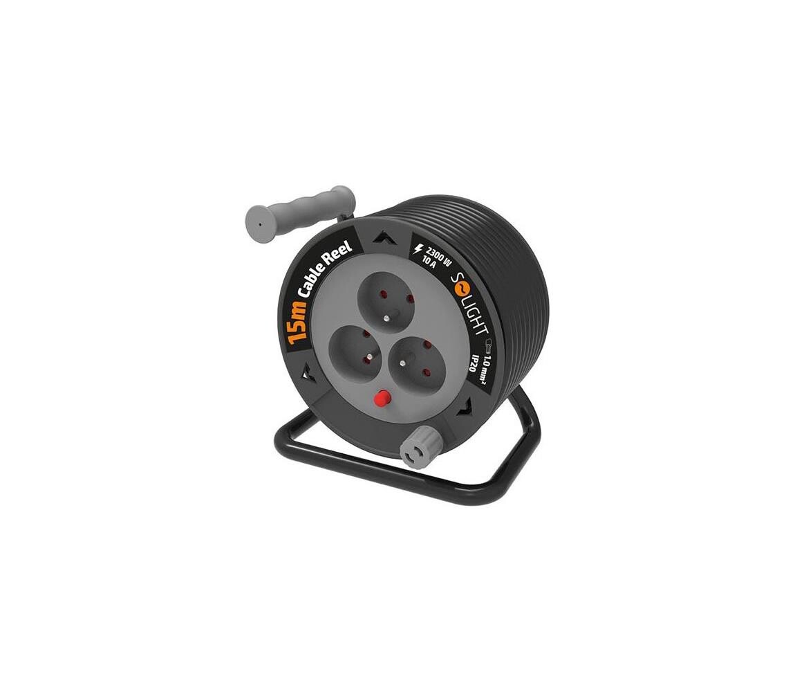 PB24B - Prodlužovací kabel na bubnu 3Z 12 m PB24B