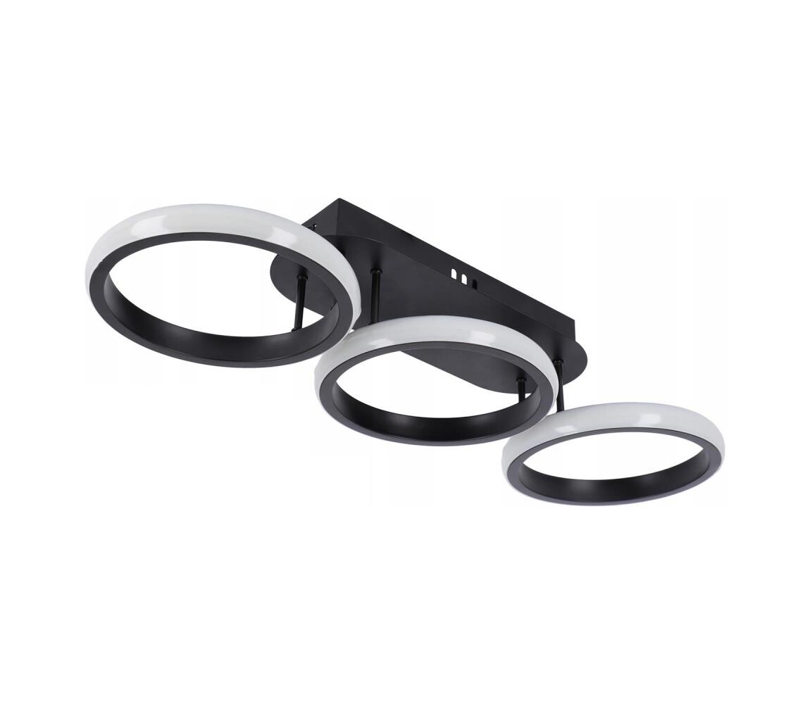 SmartLED LED Stmívatelné stropní svítidlo LED/30W/230V 3000-6500K černá Wi-Fi Tuya + DO 6845