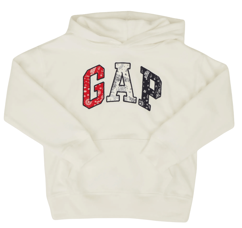 Mikina s kapucí GAP GAP Logo Americana Pullover