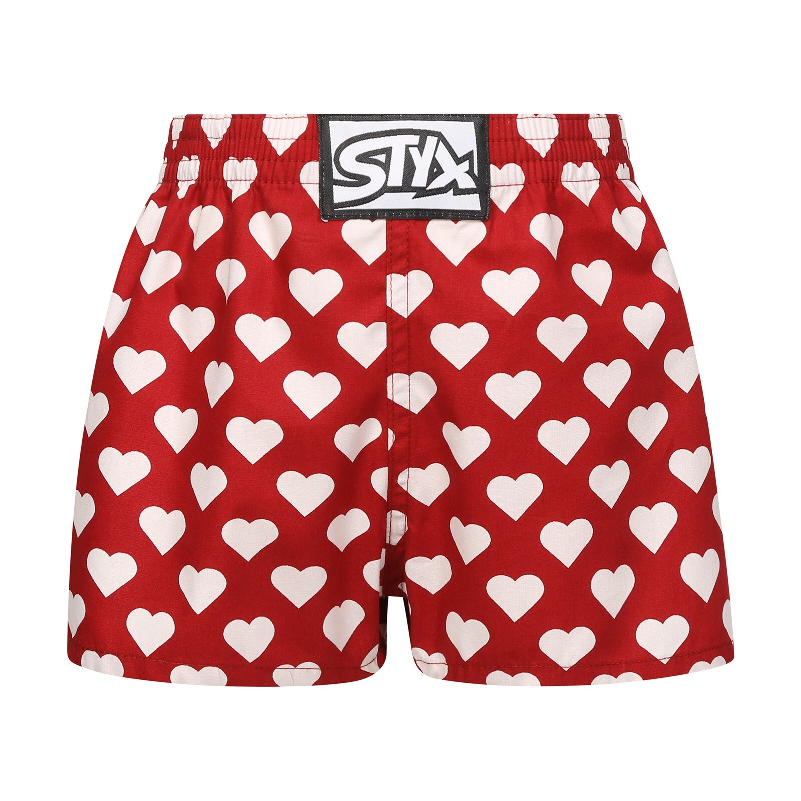 Dětské trenky Styx art klasická guma srdíčka (J1951) 6-8 let, trenýrky