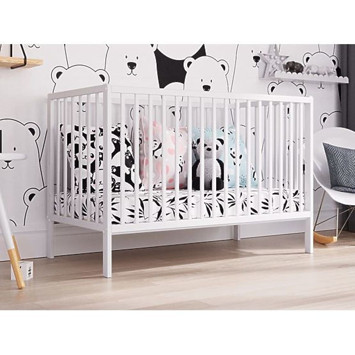 Ourbaby children bed white sleeping
