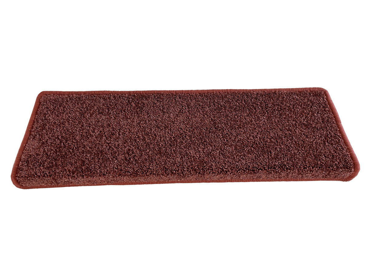 Nášlapy na schody Capri terra obdélník, samolepící - 24x65 obdélník (rozměr včetně ohybu) Vopi