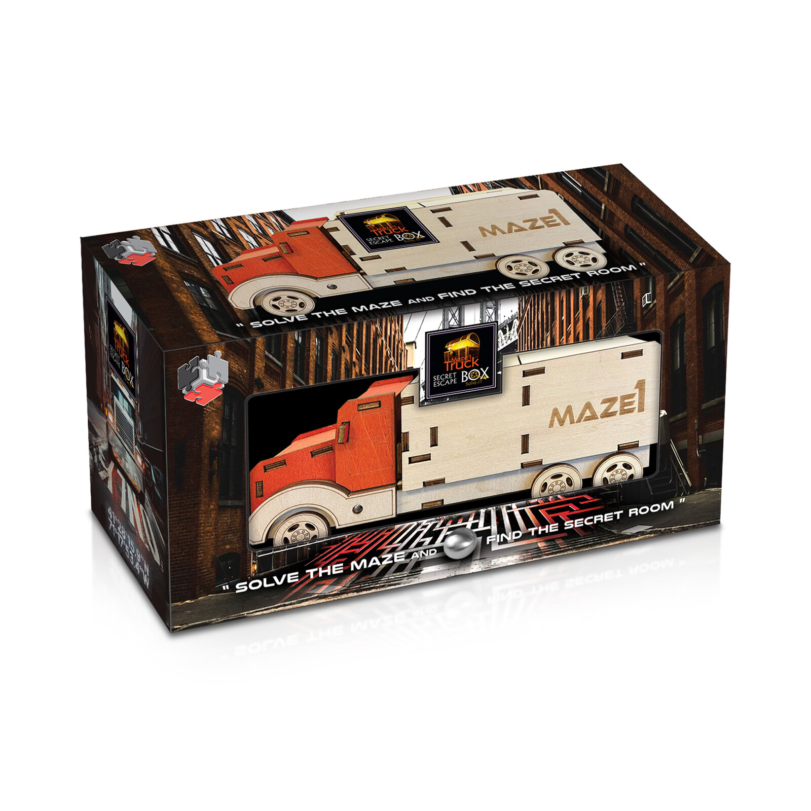 Hlavolamový box - Náklaďák Eureka