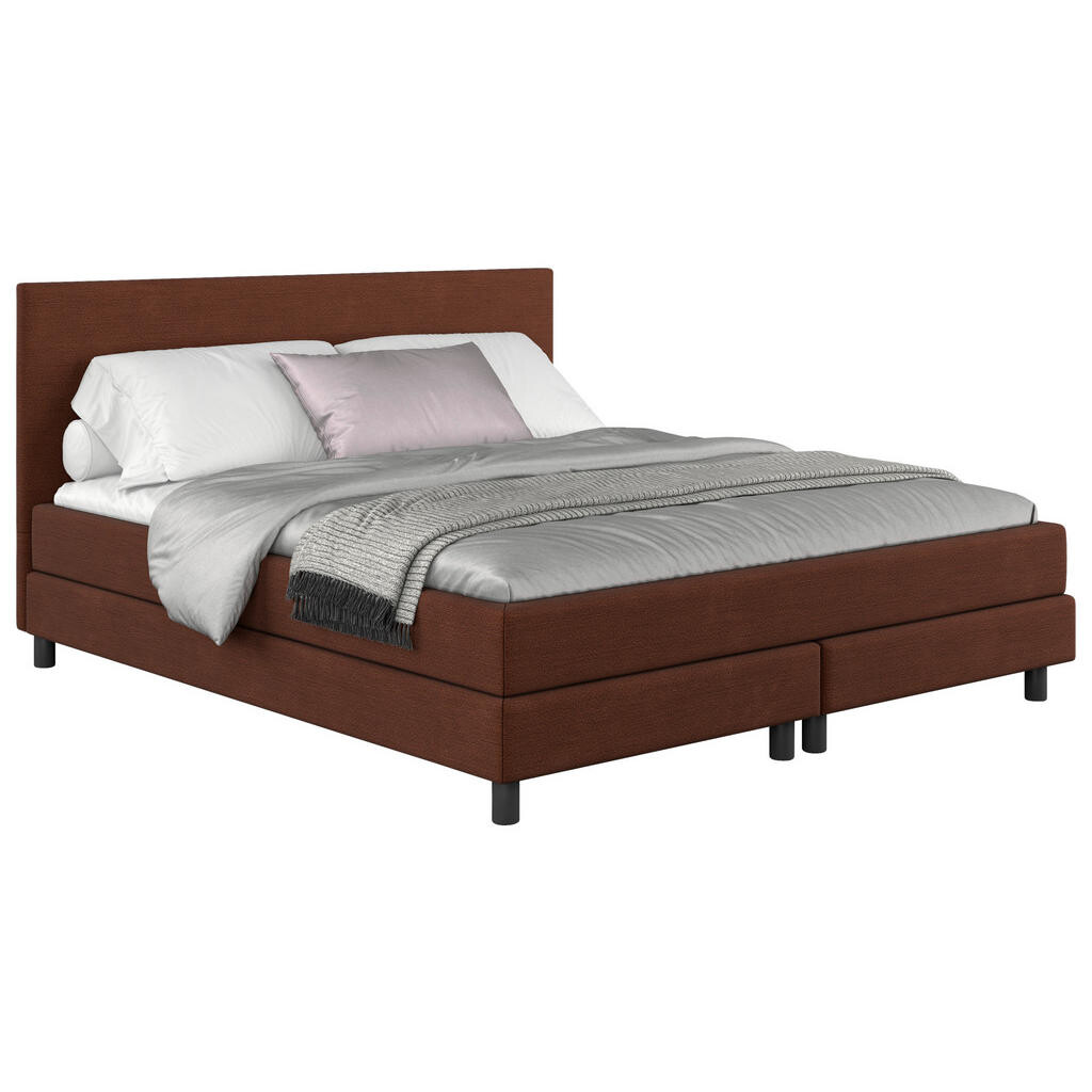 MID.YOU AMERICKÁ POSTEL, 180/200 cm, hnědá