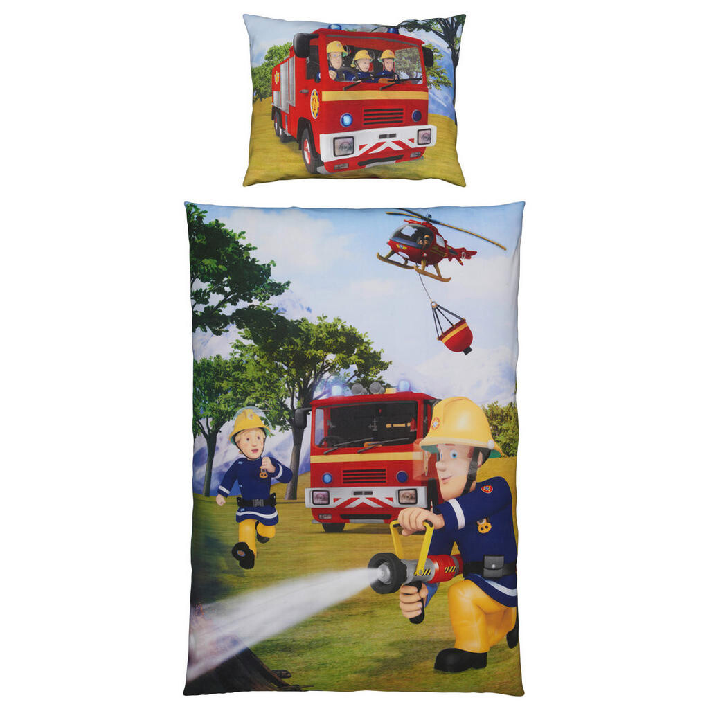 DĚTSKÉ POVLEČENÍ POŽÁRNÍK SAM 140/200 cm