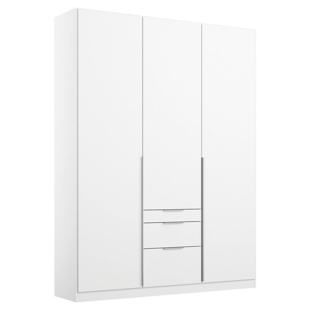 Rauch Möbel ŠATNÍ SKŘÍŇ S OTOČNÝMI DVEŘMI, bílá, 136/229/54 cm