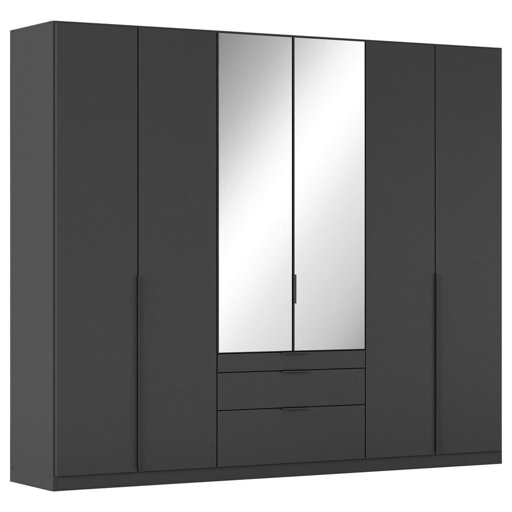 Rauch Möbel ŠATNÍ SKŘÍŇ S OTOČNÝMI DVEŘMI, šedá, 271/229/54 cm