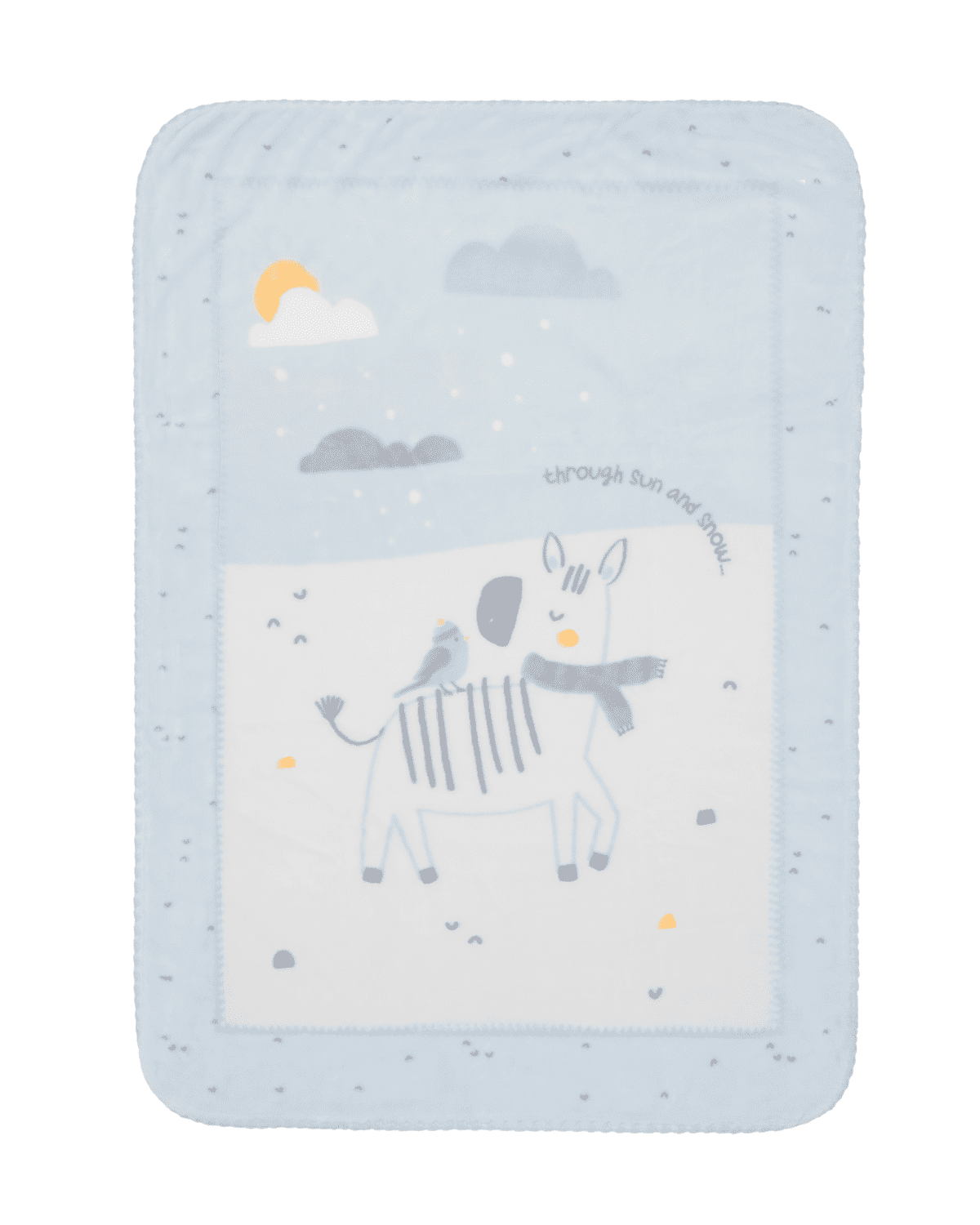 KIKKABOO Dětská deka Super Soft 140x110 cm Stripy Friends