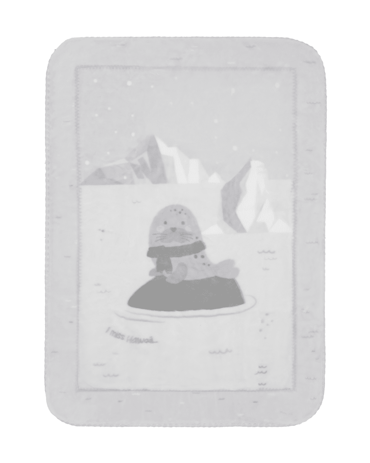 KIKKABOO Dětská deka Super Soft 140x110 cm Seally Me