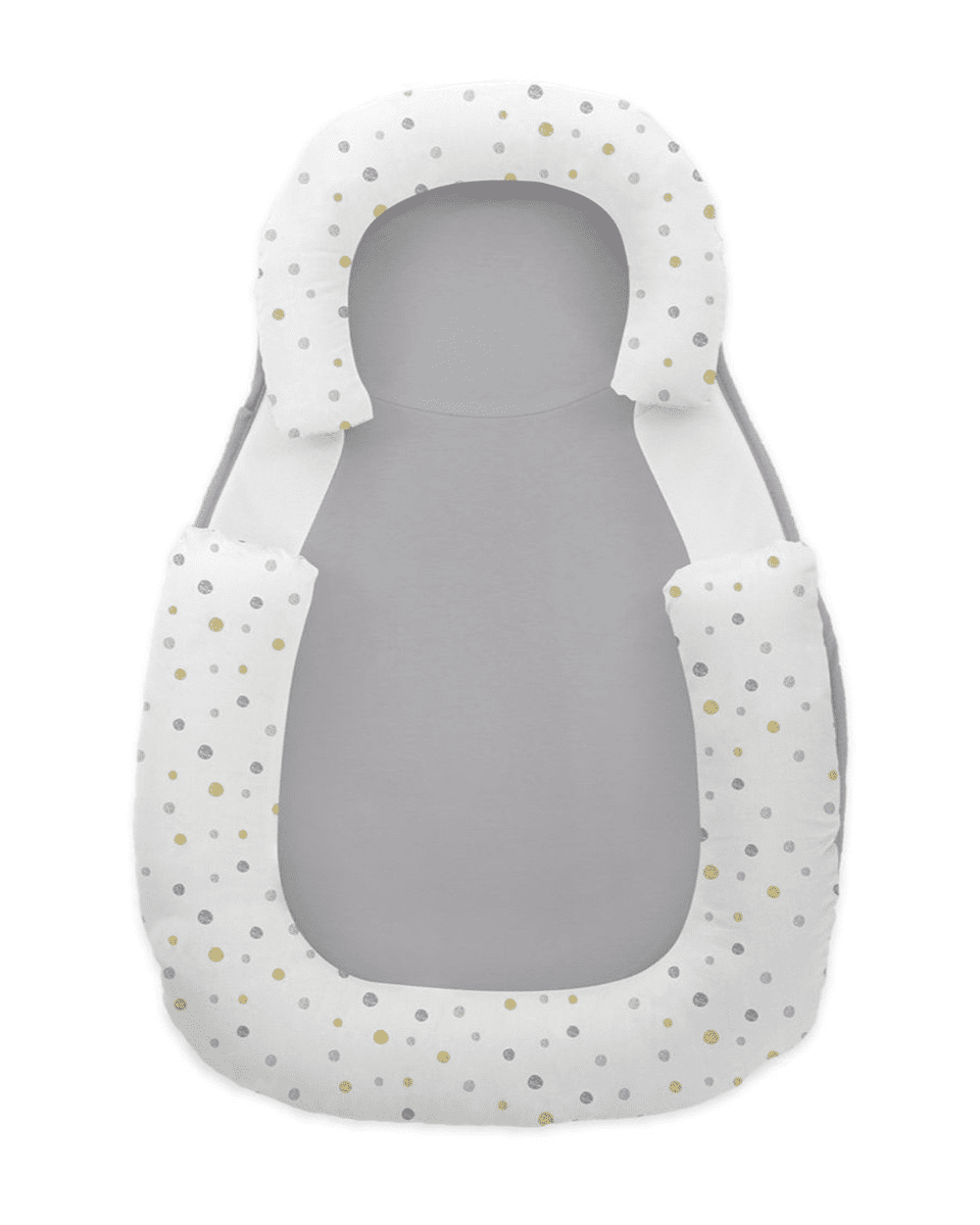 KIKKABOO Polohovací podložka Dots Grey