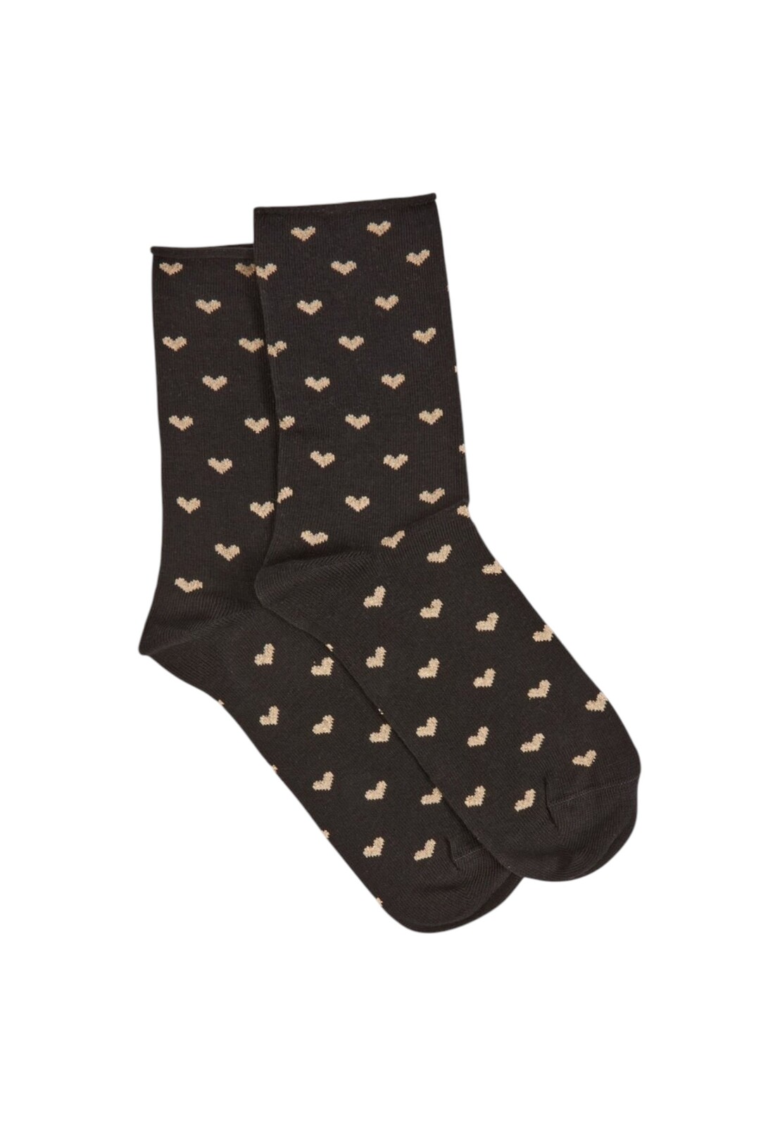 Dámské ponožky s potiskem srdíček