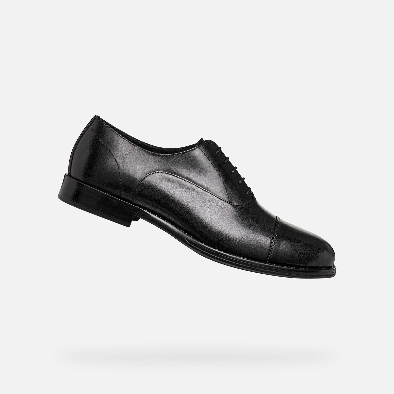 Černé pánské formální boty Geox Barberigo