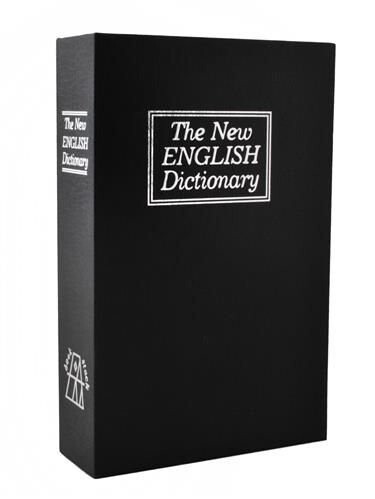 Bezpečný trezor ve tvaru knihy – schránka ukrytá v knize