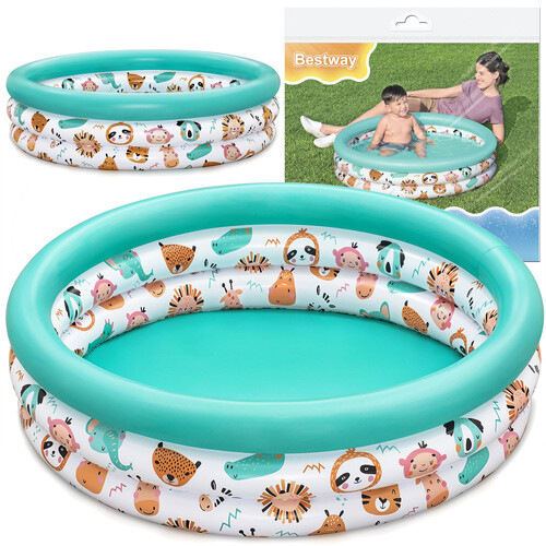 Barevný nafukovací bazének pro děti 102×25 cm – Bestway 51008