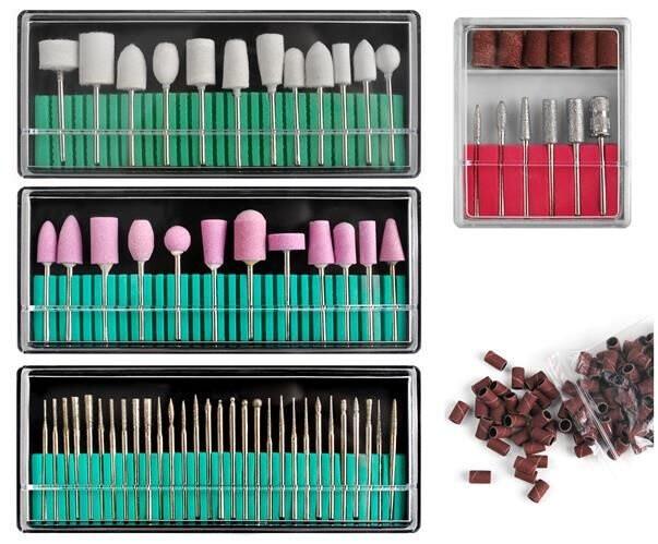 Profesionální sada nástavců a řezáků pro manikúru a pedikúru