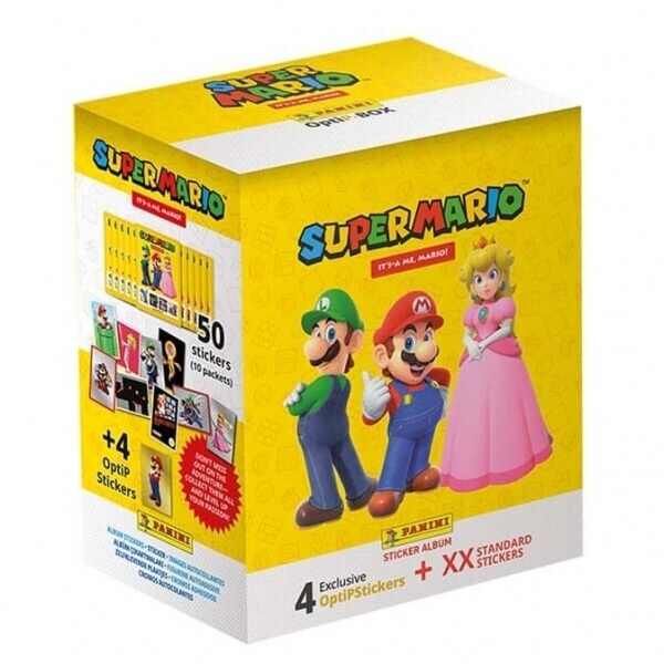 Super Mario 2 - Mega Box samolepky - 10 balíčků