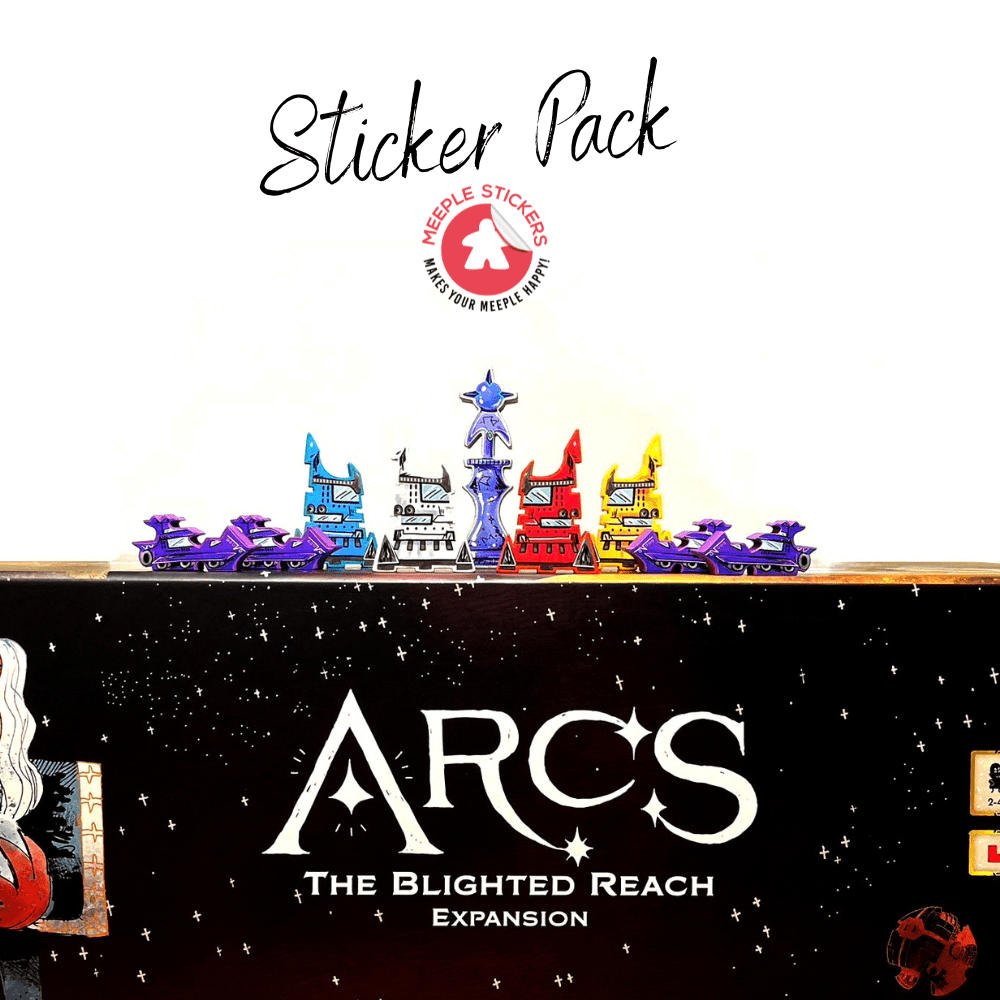 MeepleStickers Samolepky pro Arcs – The Blighted Reach