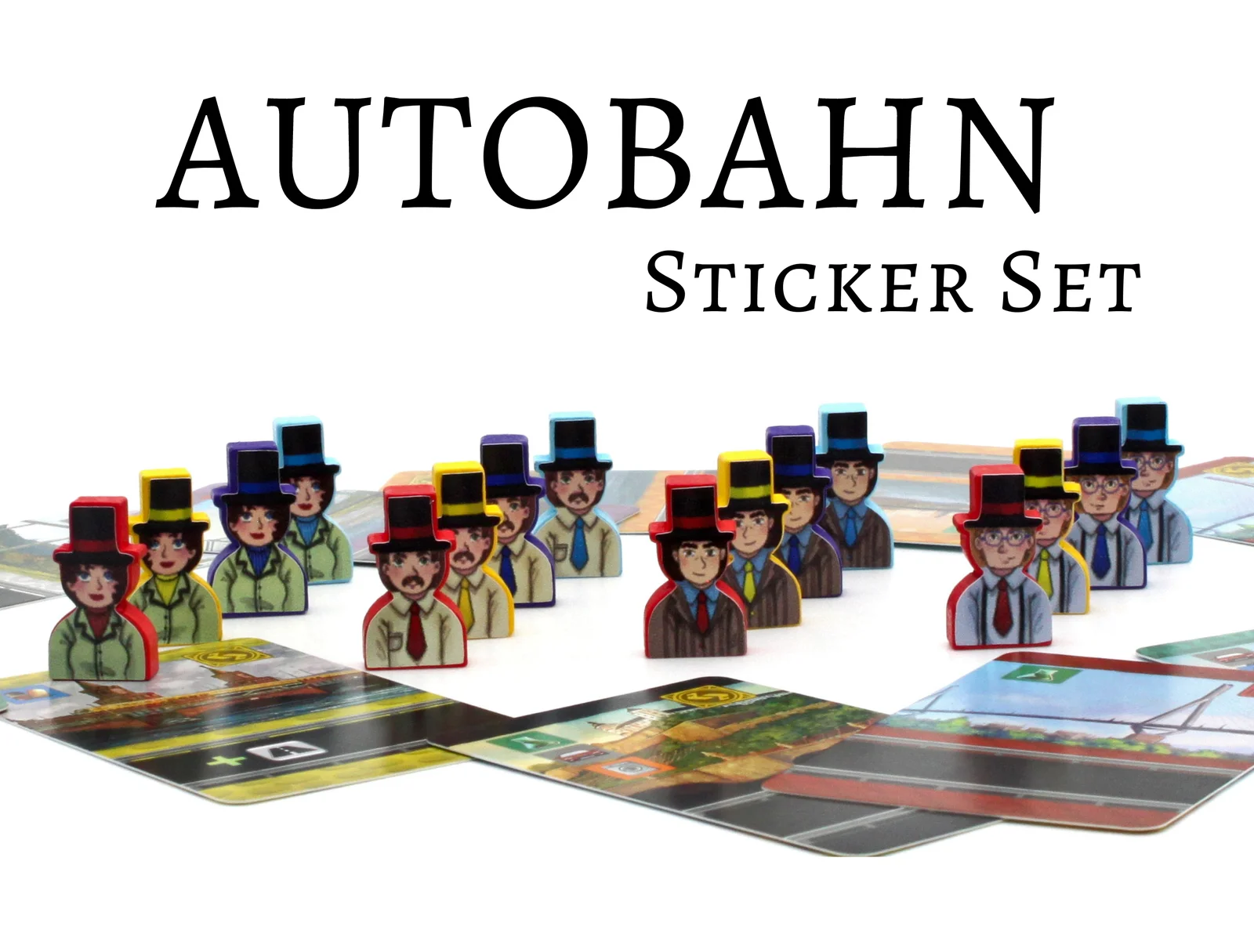 MeepleStickers Samolepky pro Autobahn
