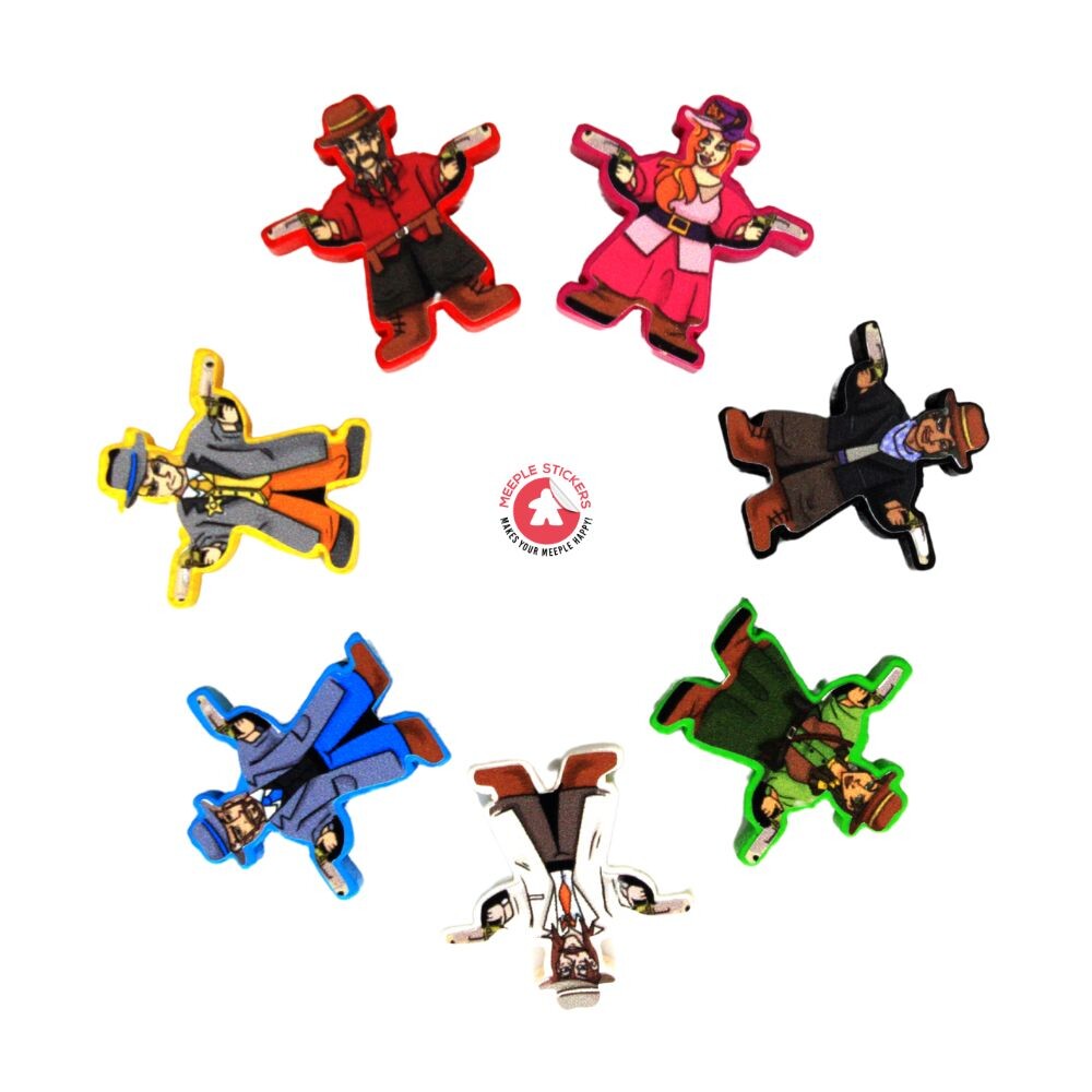 MeepleStickers Samolepky pro Colt Express