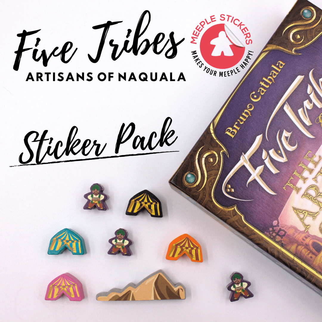 MeepleStickers Samolepky pro Five Tribes: Artisans