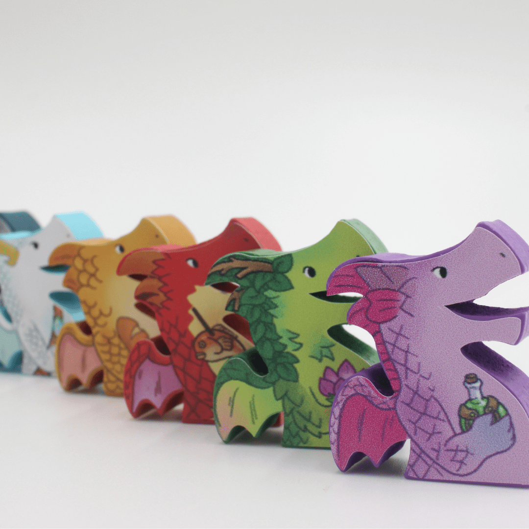 MeepleStickers Samolepky pro Draci v práci