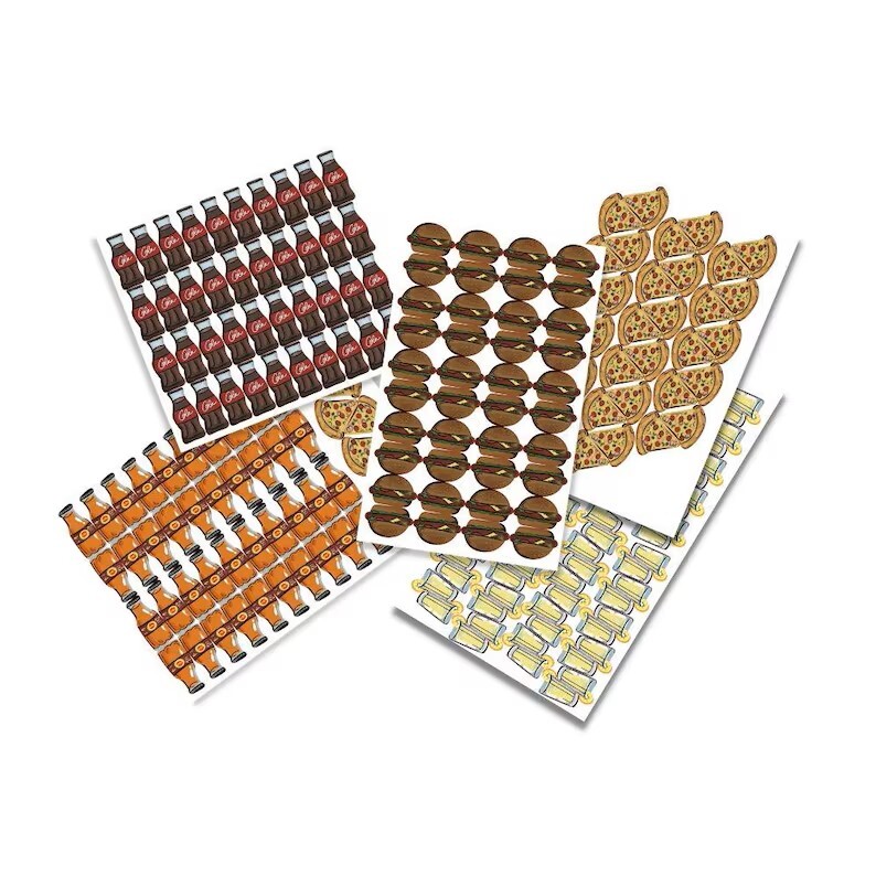 MeepleStickers Samolepky pro Králové rychlého občerstvení