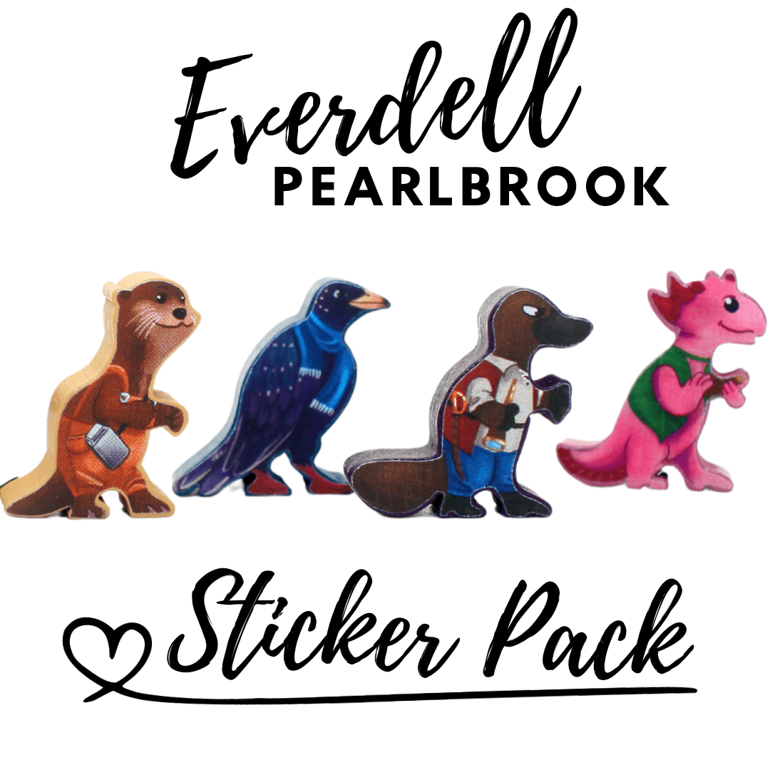 MeepleStickers Samolepky pro Everdell Pearlbrook