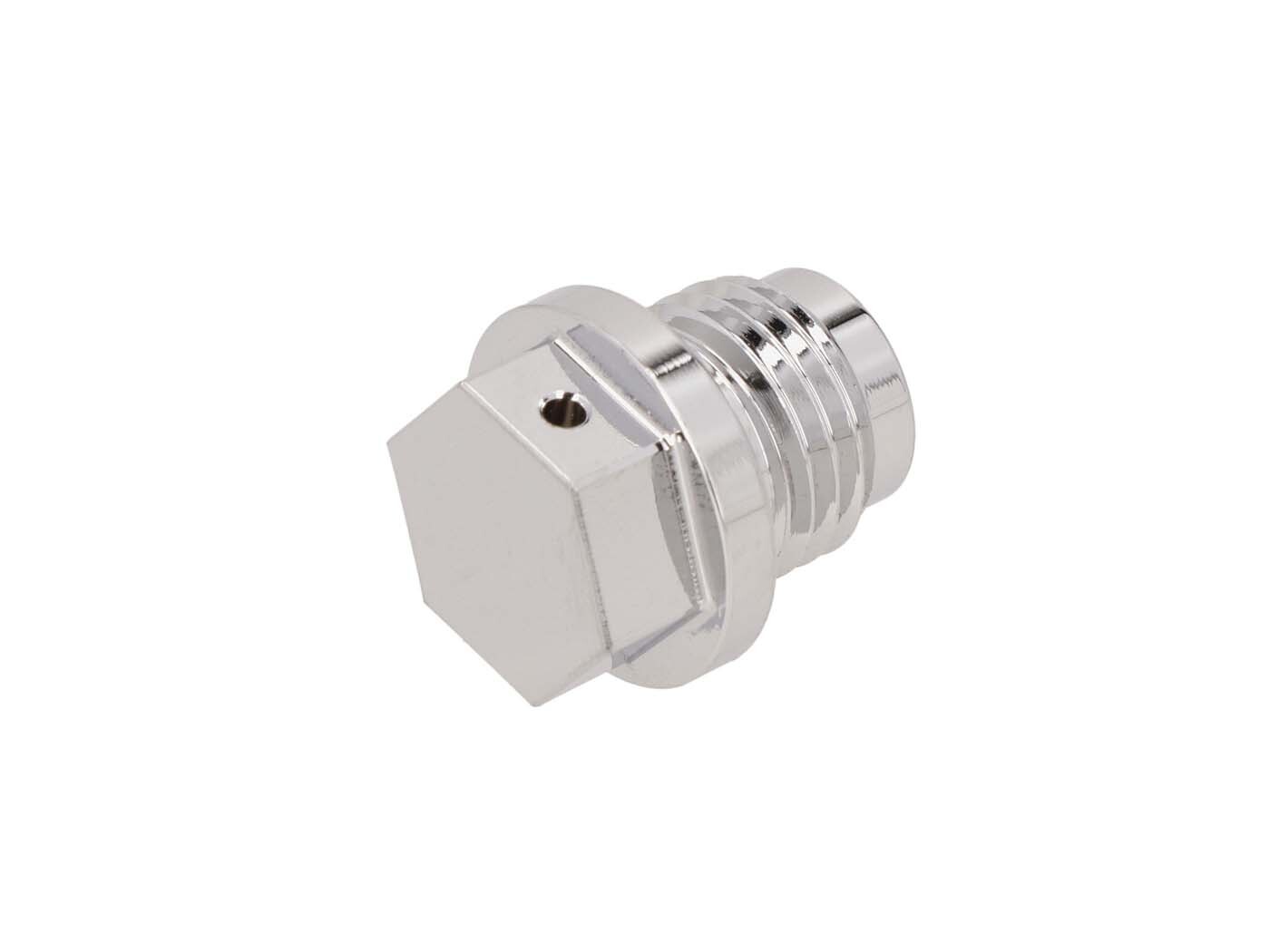 Zátka olejového plnicího otvoru 66Heroes hliník chrom pro Zündapp