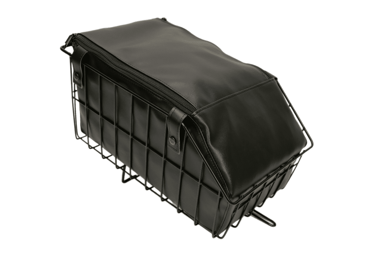 MOTOMAX, s.r.o. Box zadního košíku BABETTA 210, 225 - černá koženka 