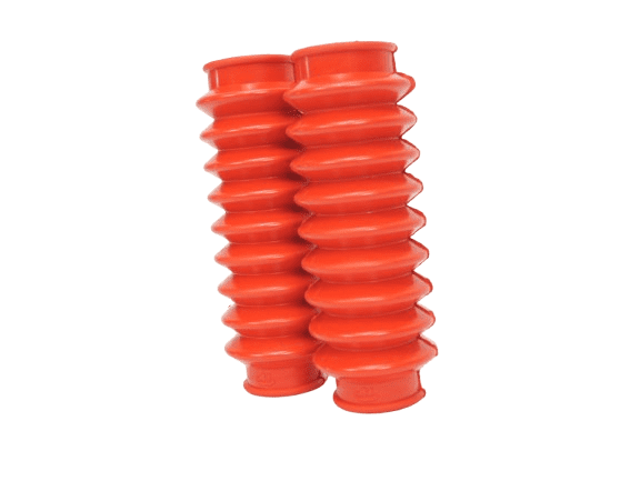 Manžety vidlice JAWA 50 - 550, 555, 05, 20, 21, 23 - sada 2ks červené  *M