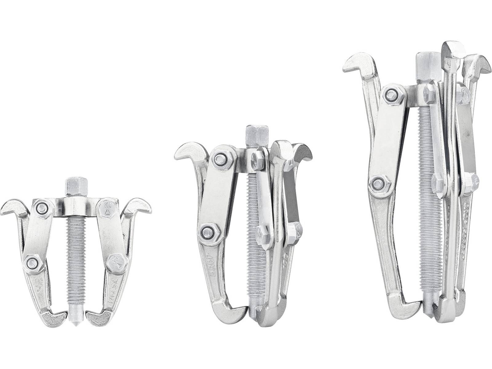 Stahováky sada 3ks hloubka 75mm, 100mm, 150mm